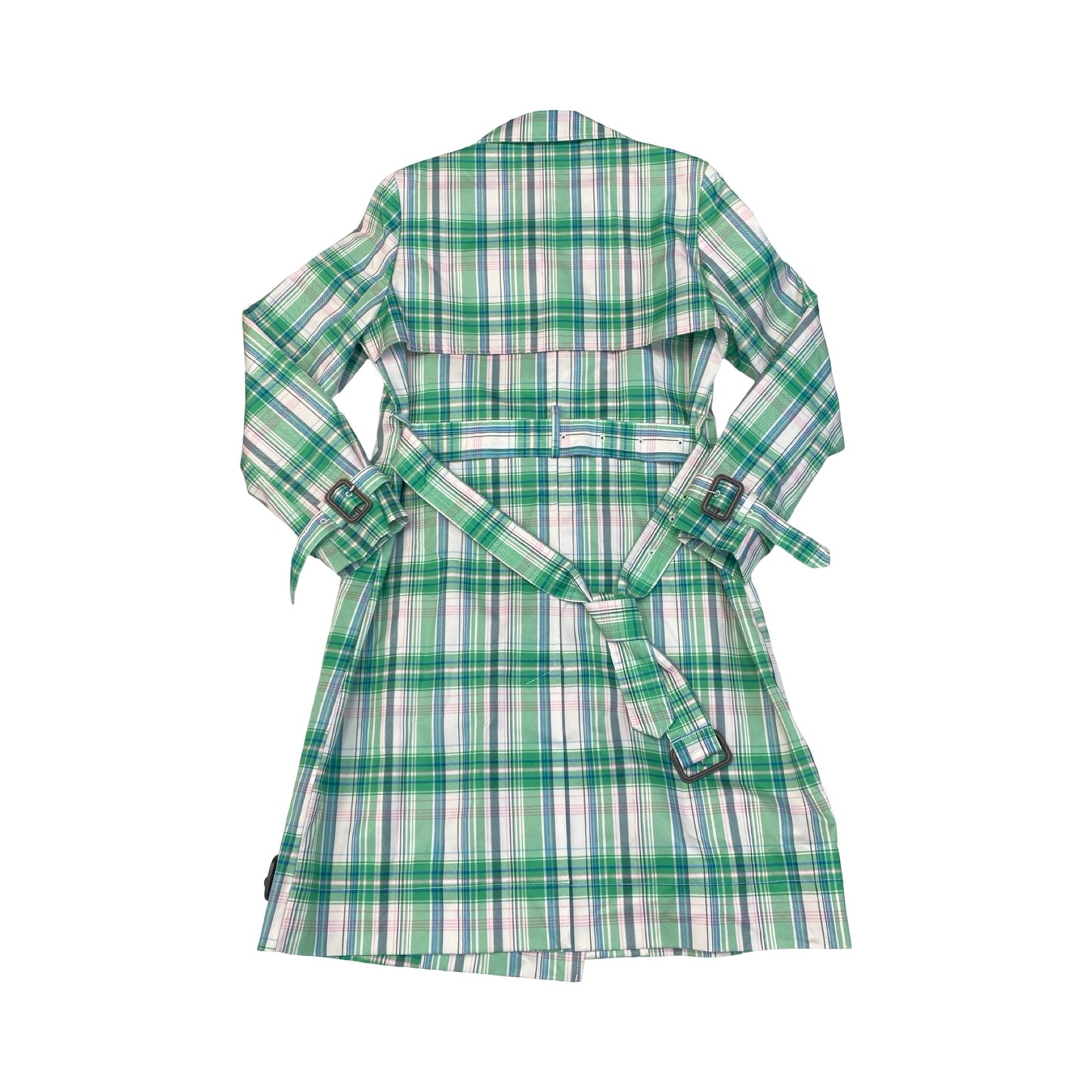 Jacket Windbreaker By On 34Th In Plaid Pattern, Size:M