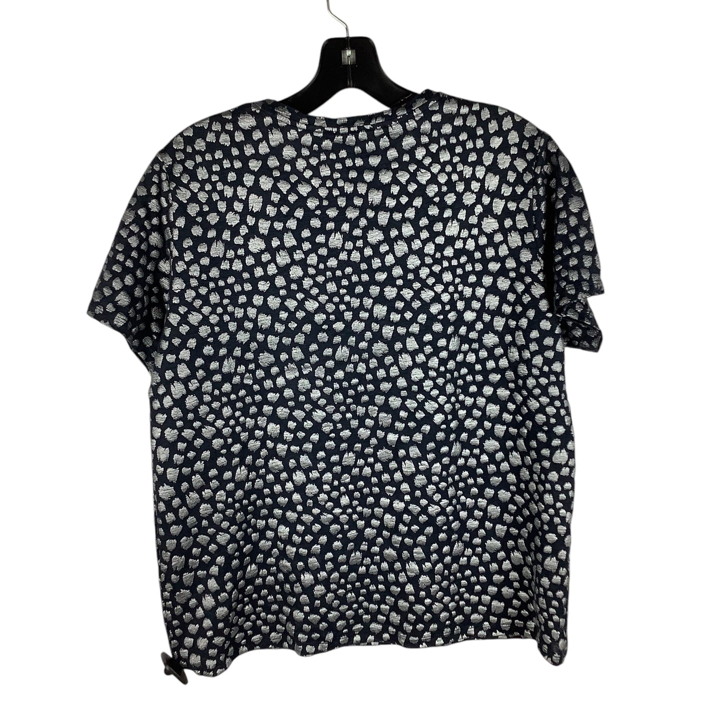 Top Short Sleeve Designer By Majestic Filatures In Navy, Size: M