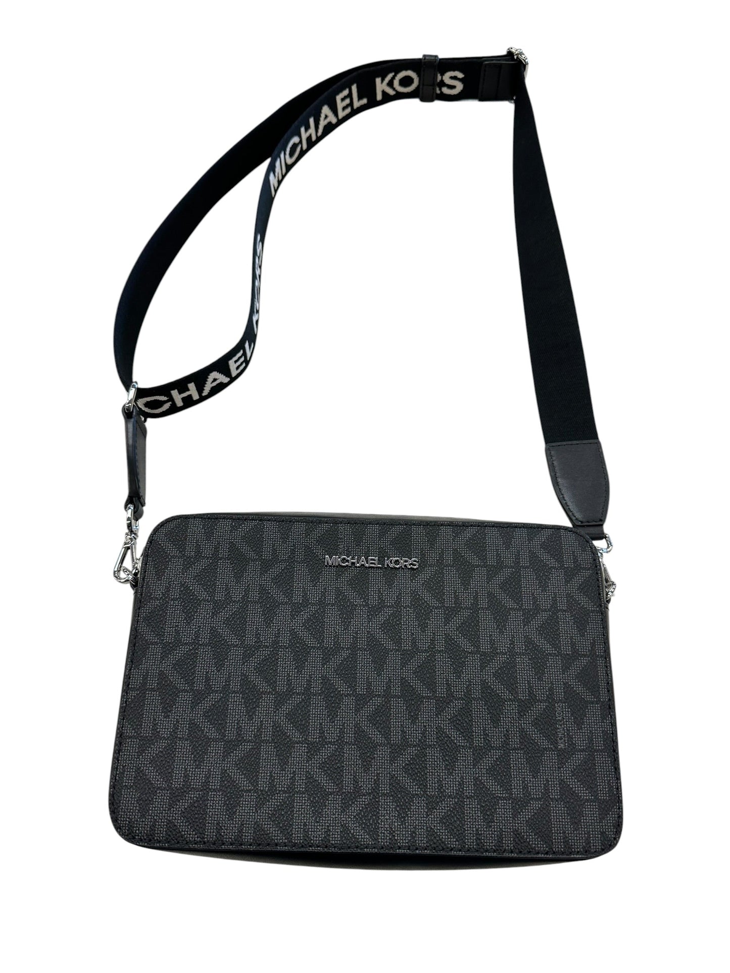 Crossbody Designer By Michael Kors In Black, Size:Medium