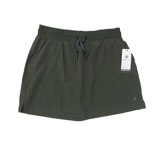 Athletic Skort By Apana In Green, Size:M