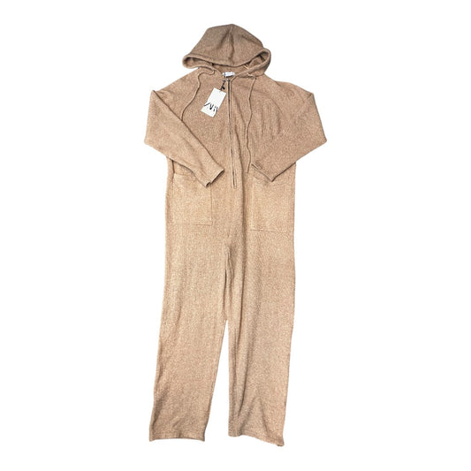 Jumpsuit By Zara In Tan, Size:M