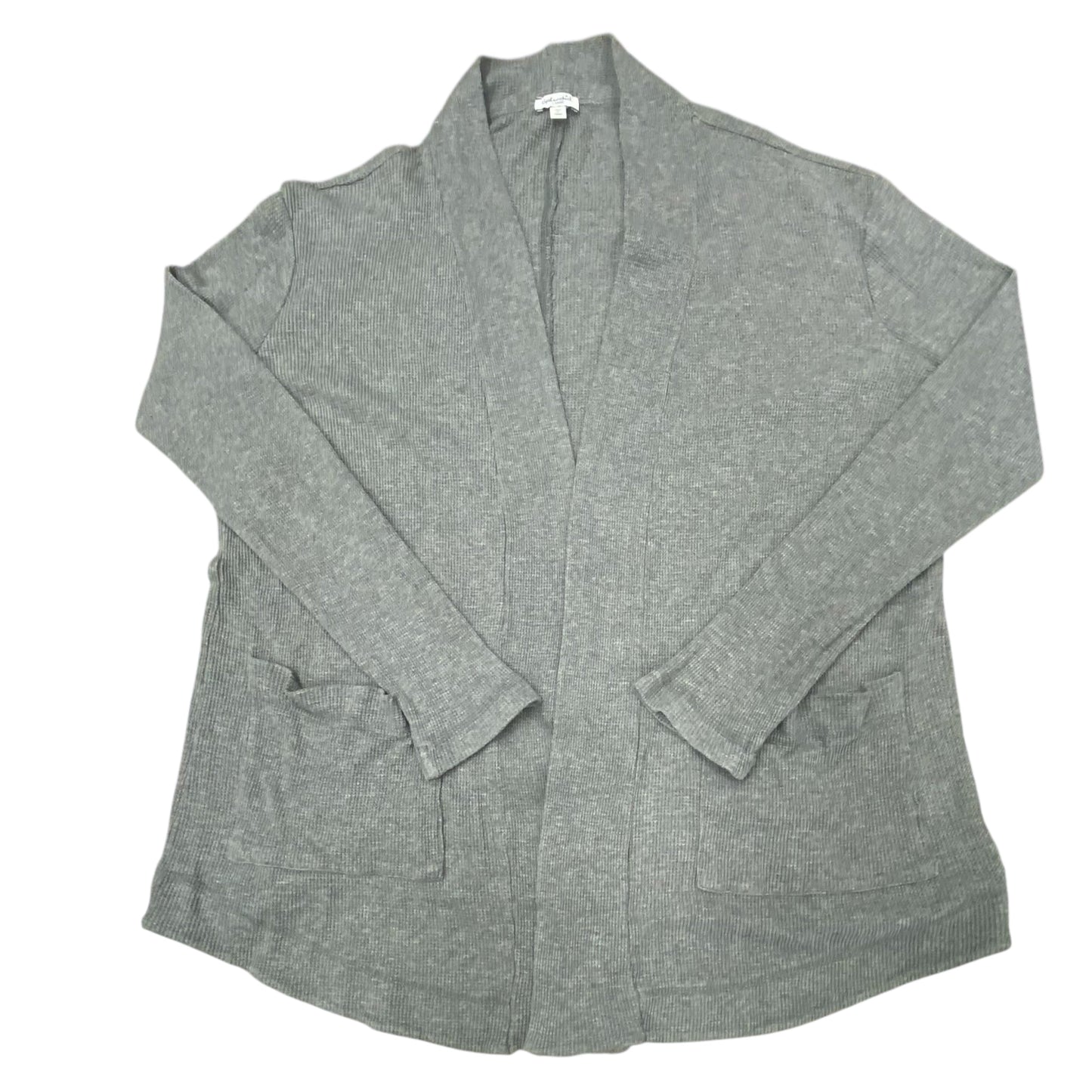 Sweater Cardigan By Splendid In Grey, Size:L