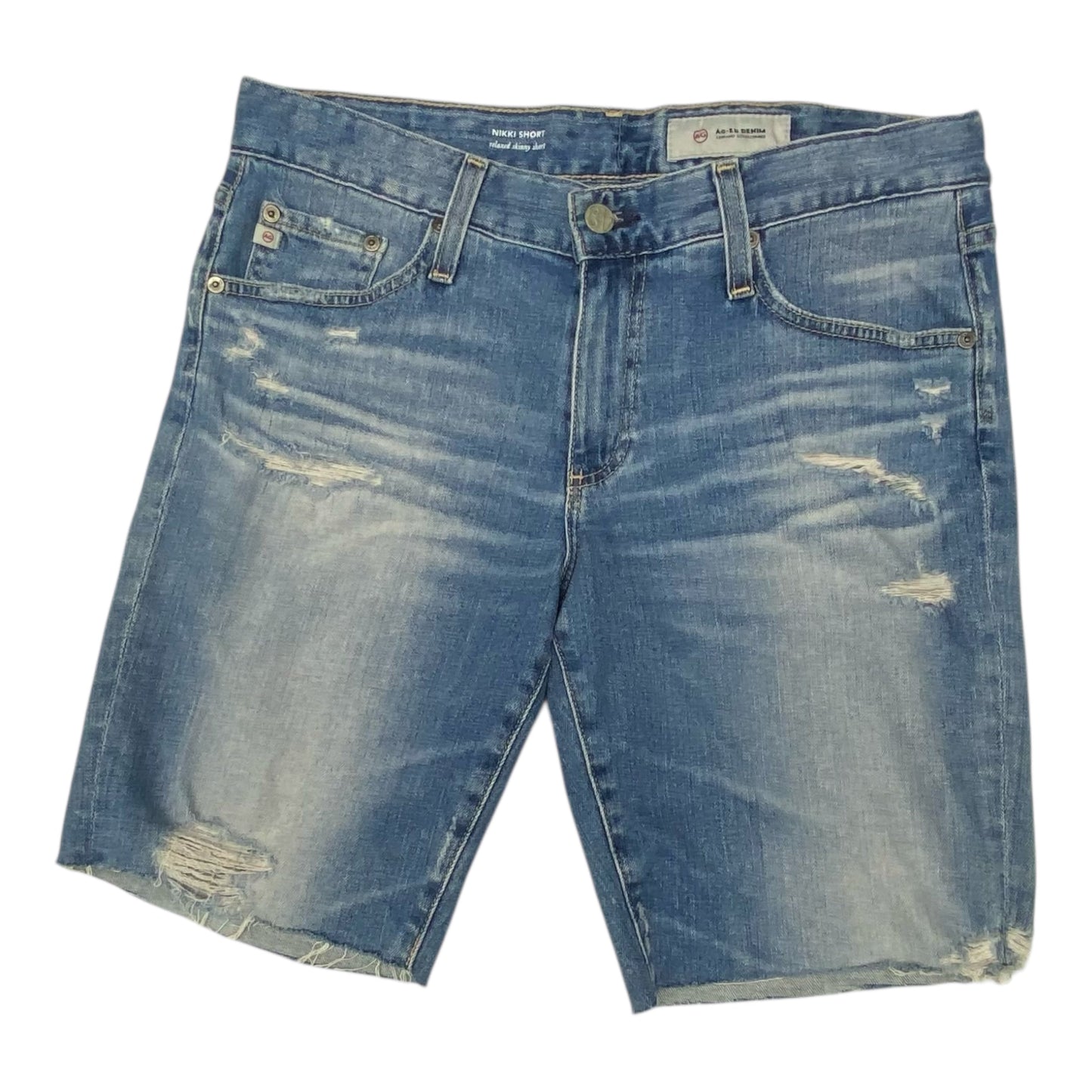 Shorts By Ag Jeans In Blue Denim, Size:6