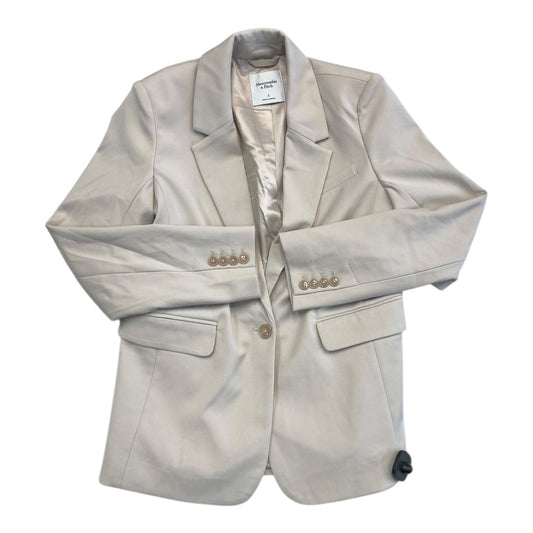 Blazer By Abercrombie And Fitch In Cream, Size:S