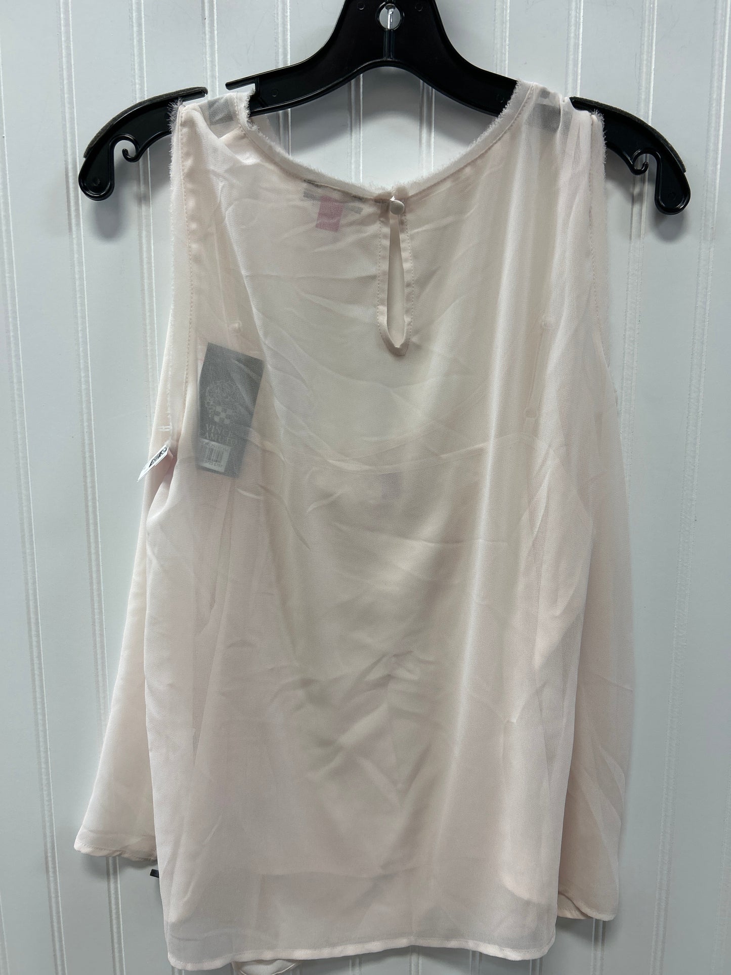 Top Sleeveless By Vince Camuto In Pink, Size:M
