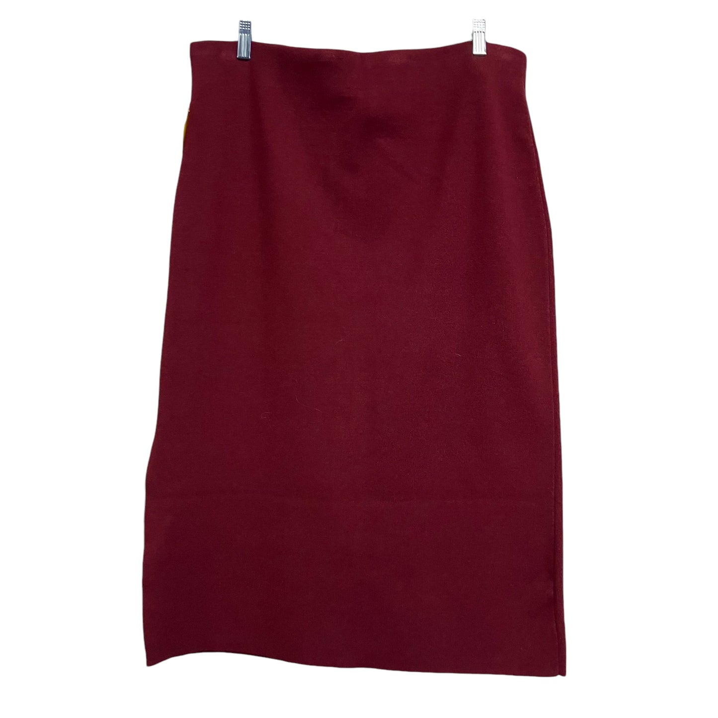 Skirt Midi By Express In Red, Size:16