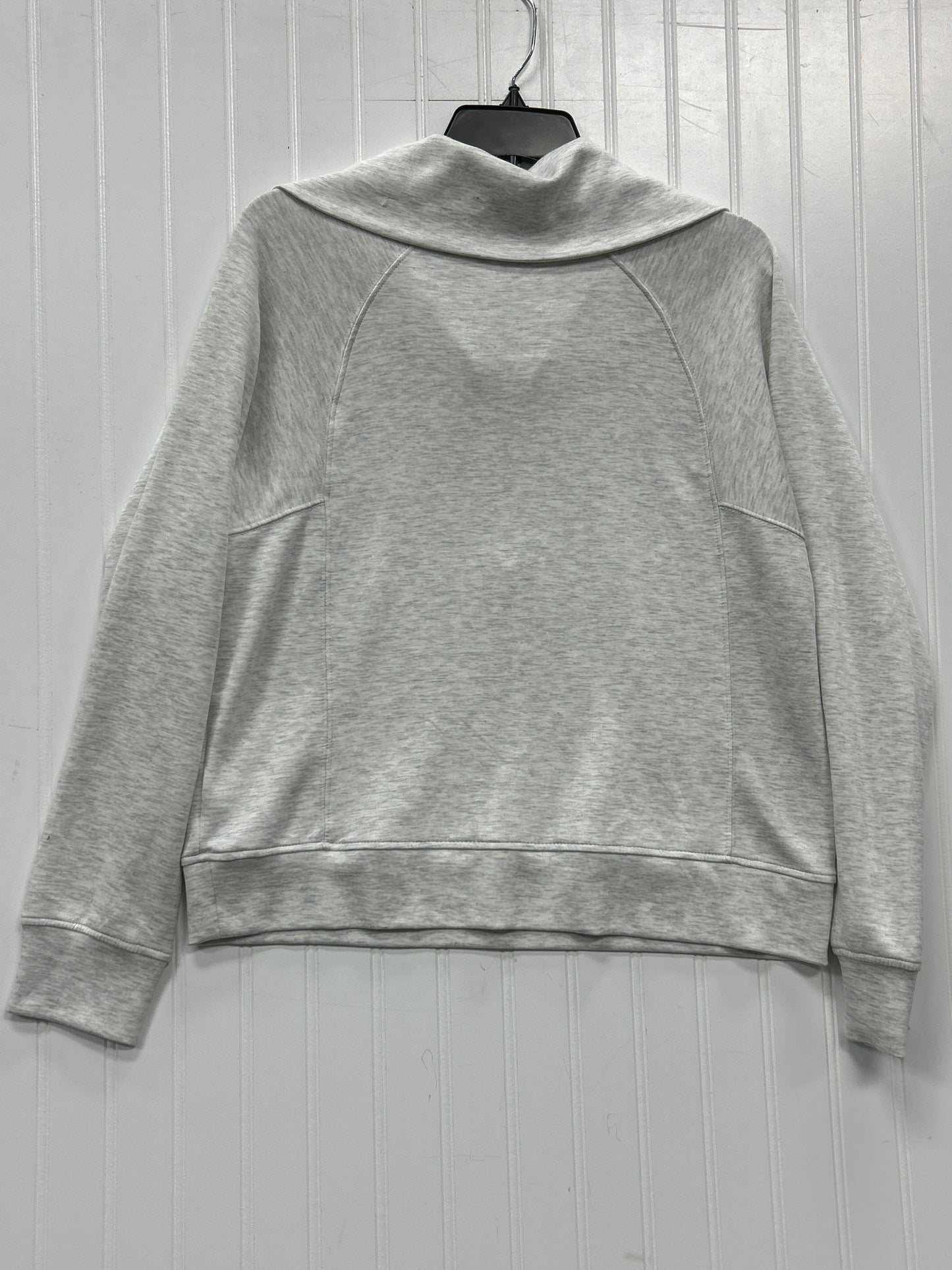 Athletic Top Ls Collar By Danskin In Grey, Size:L