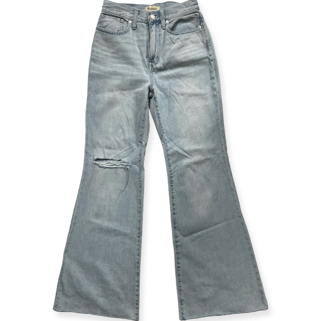 Jeans Flared By Madewell In Blue Denim, Size:2