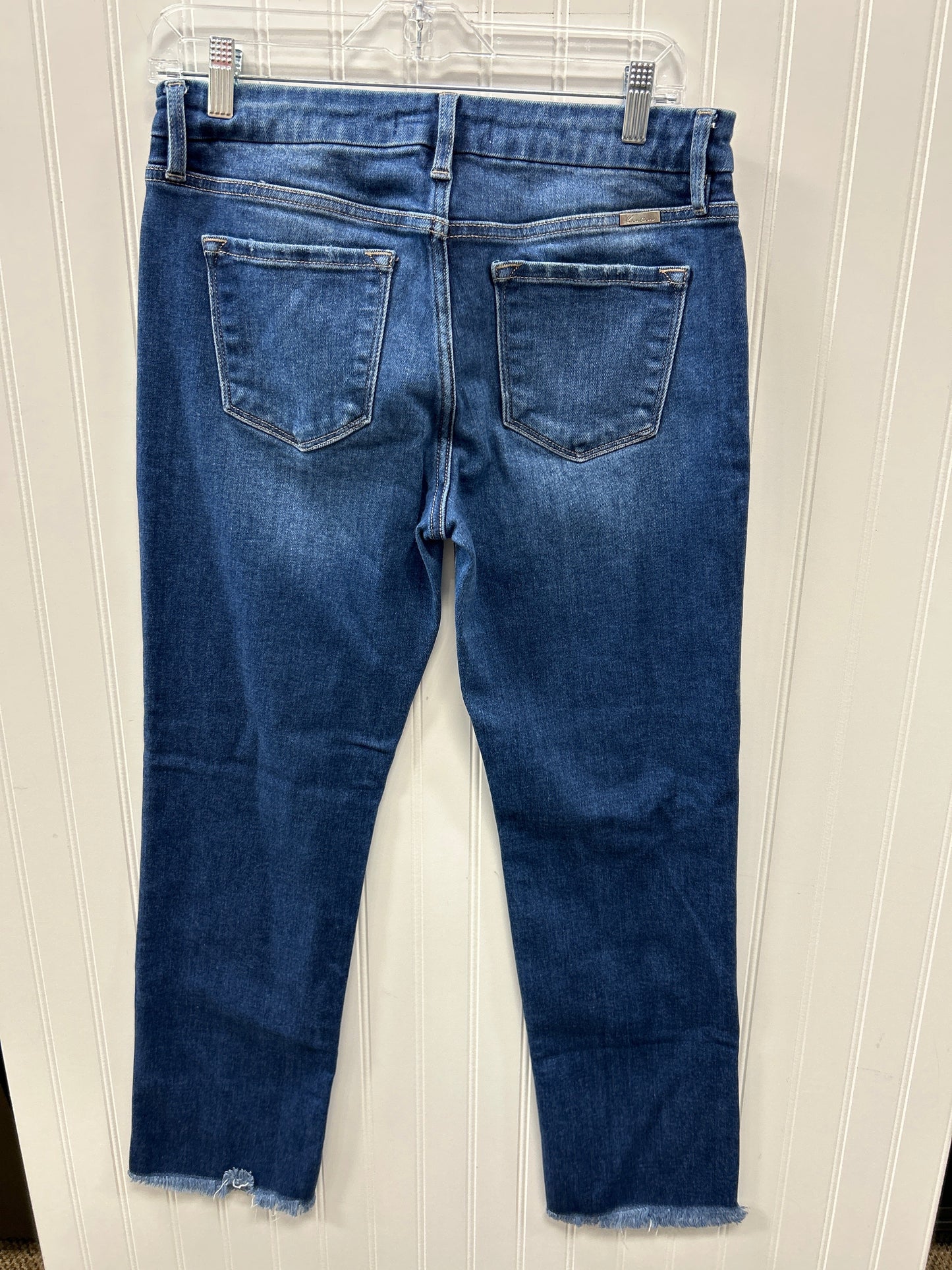 Jeans Straight By Kancan In Blue Denim, Size:6