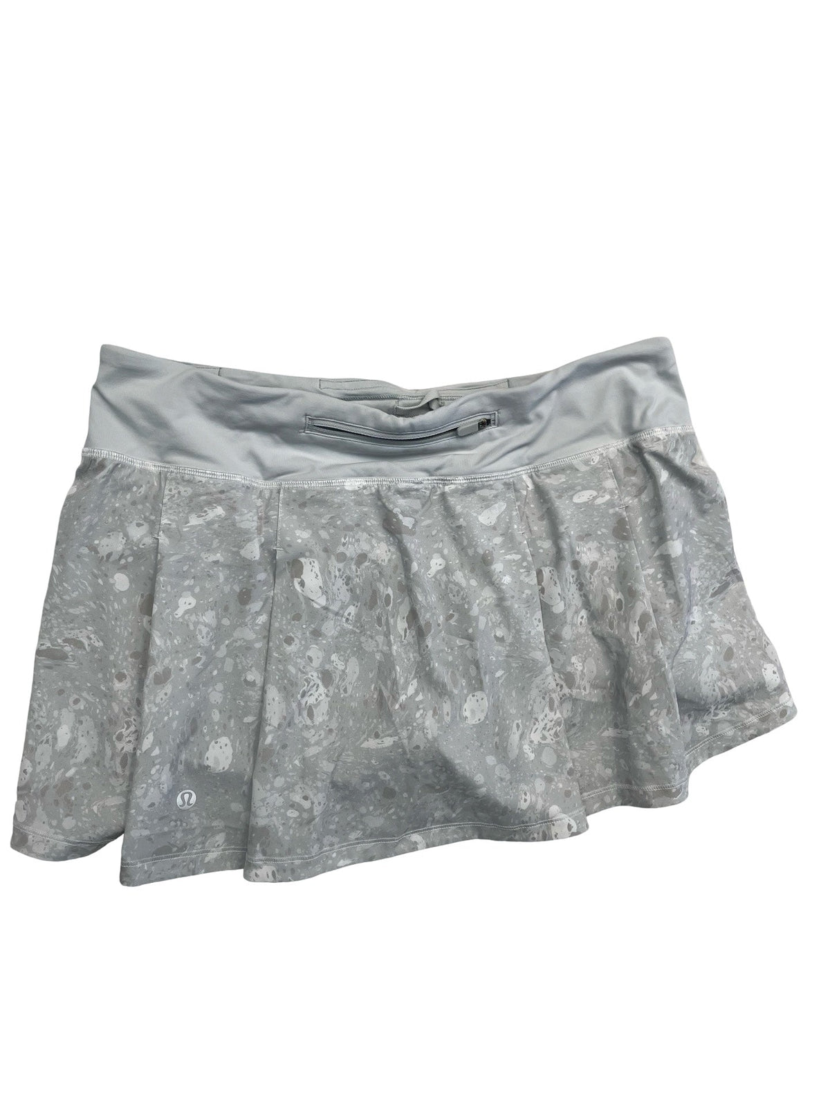 Athletic Skort By Lululemon In Grey, Size:10