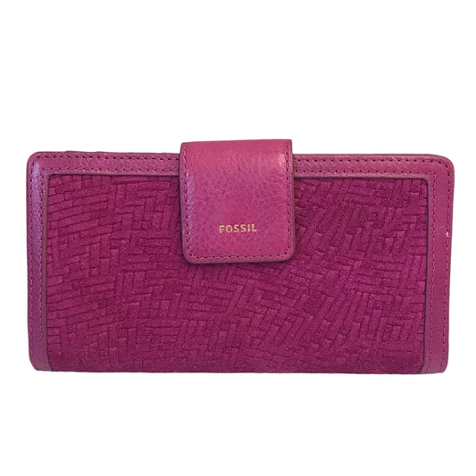 Wallet By Fossil In Pink, Size:Small