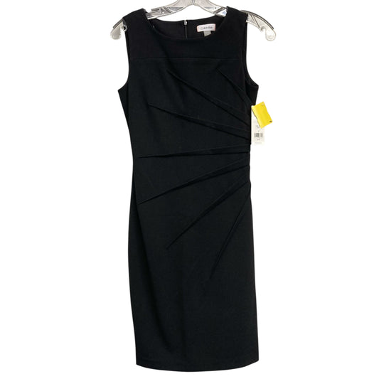 Dress Work By Calvin Klein In Black, Size:Xs