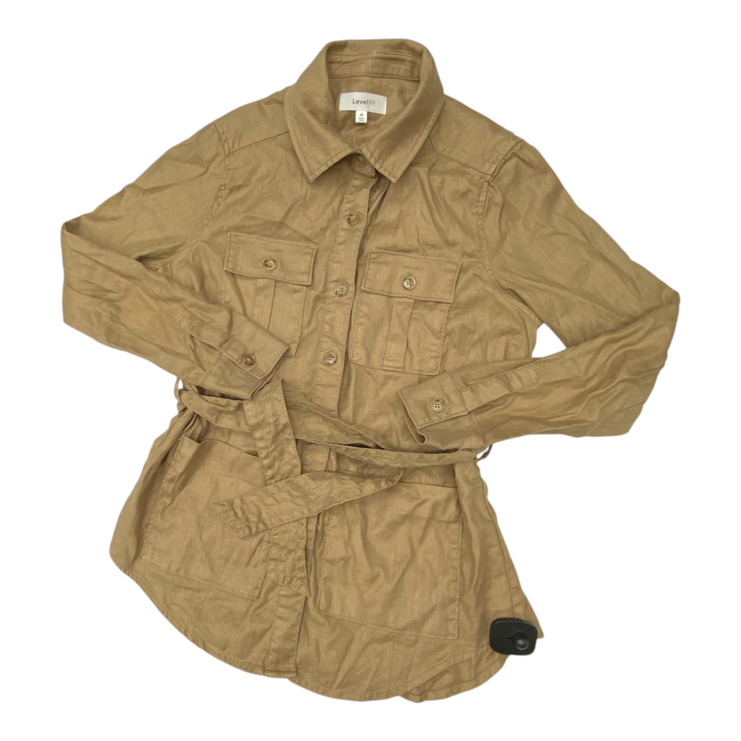 Blazer By Level 99 In Beige, Size:M