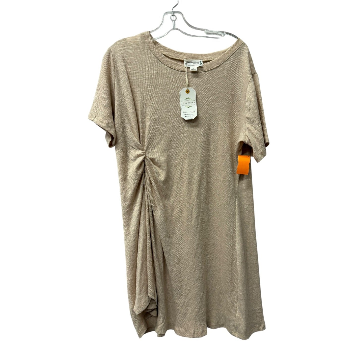 Top Ss By Loveriche In Pink, Size:L