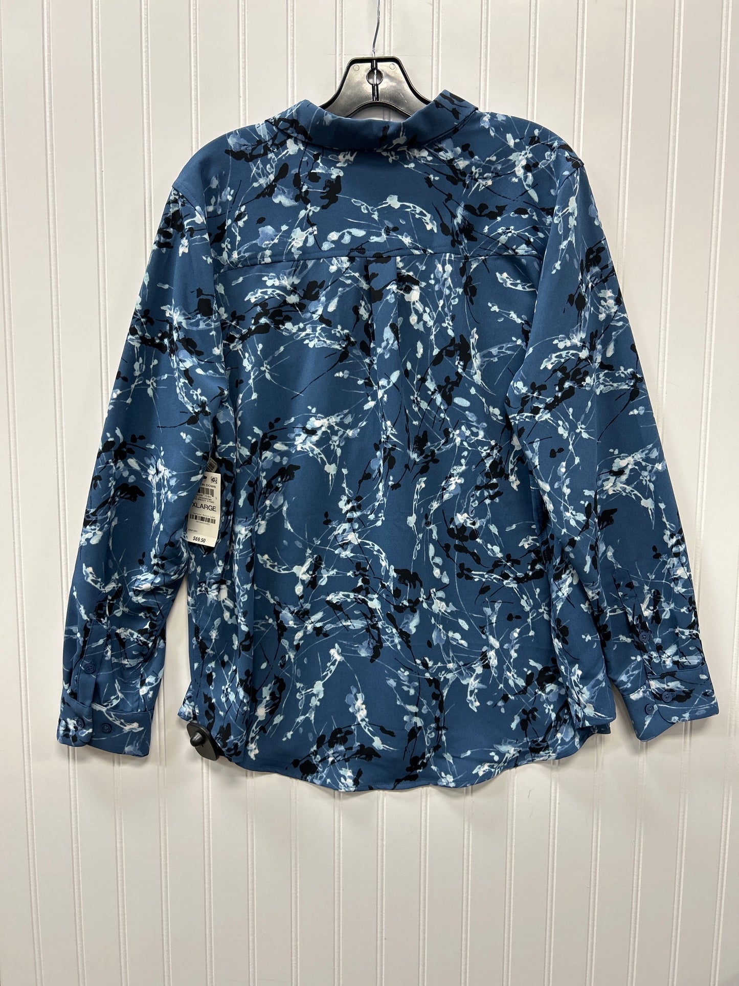 Top Ls By Alfani In Blue, Size:Xl