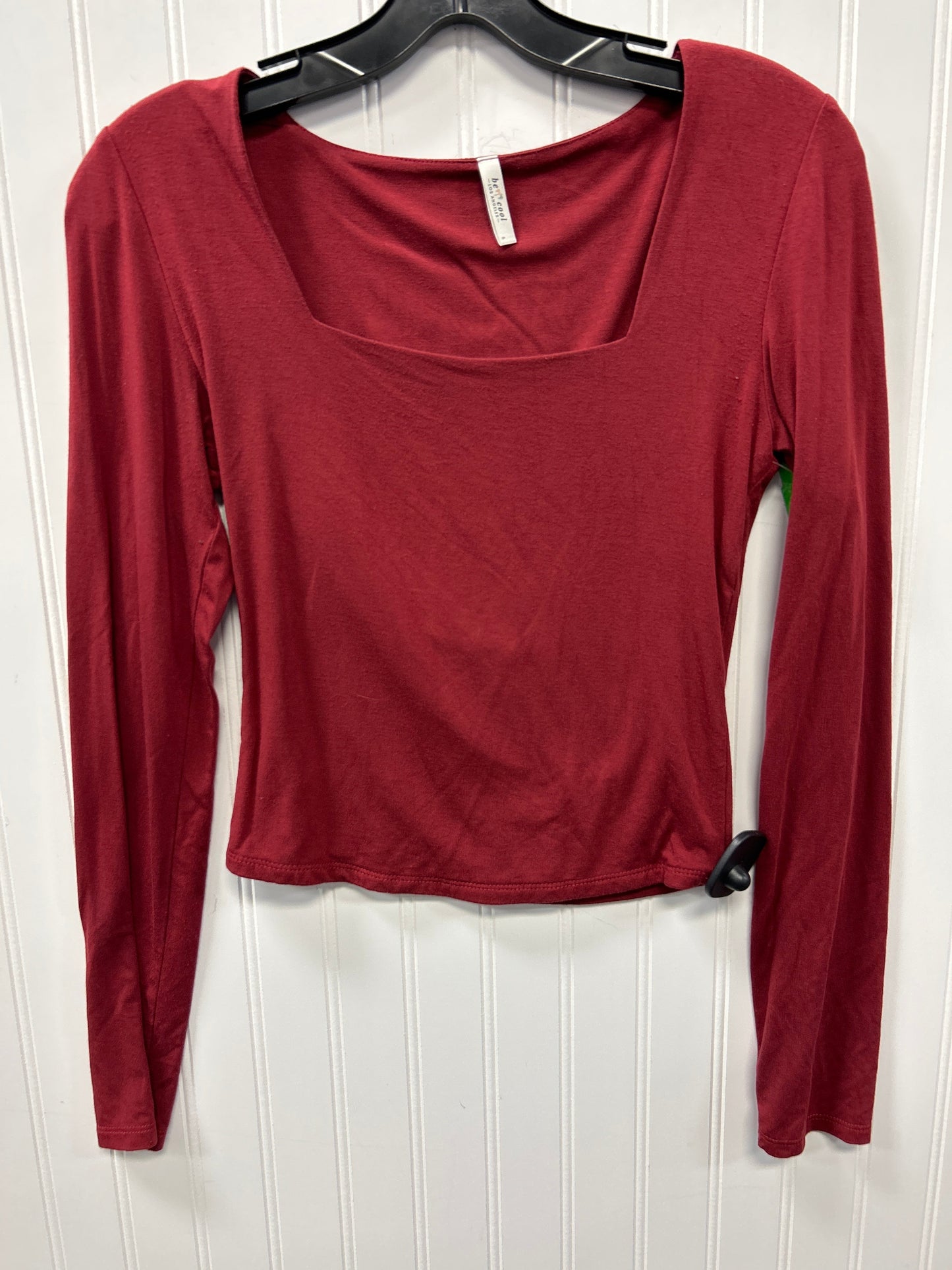 Top Ls By Be Cool In Red, Size:S