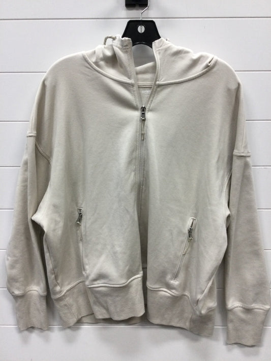 Athletic Jacket By Old Navy In Cream, Size:2X