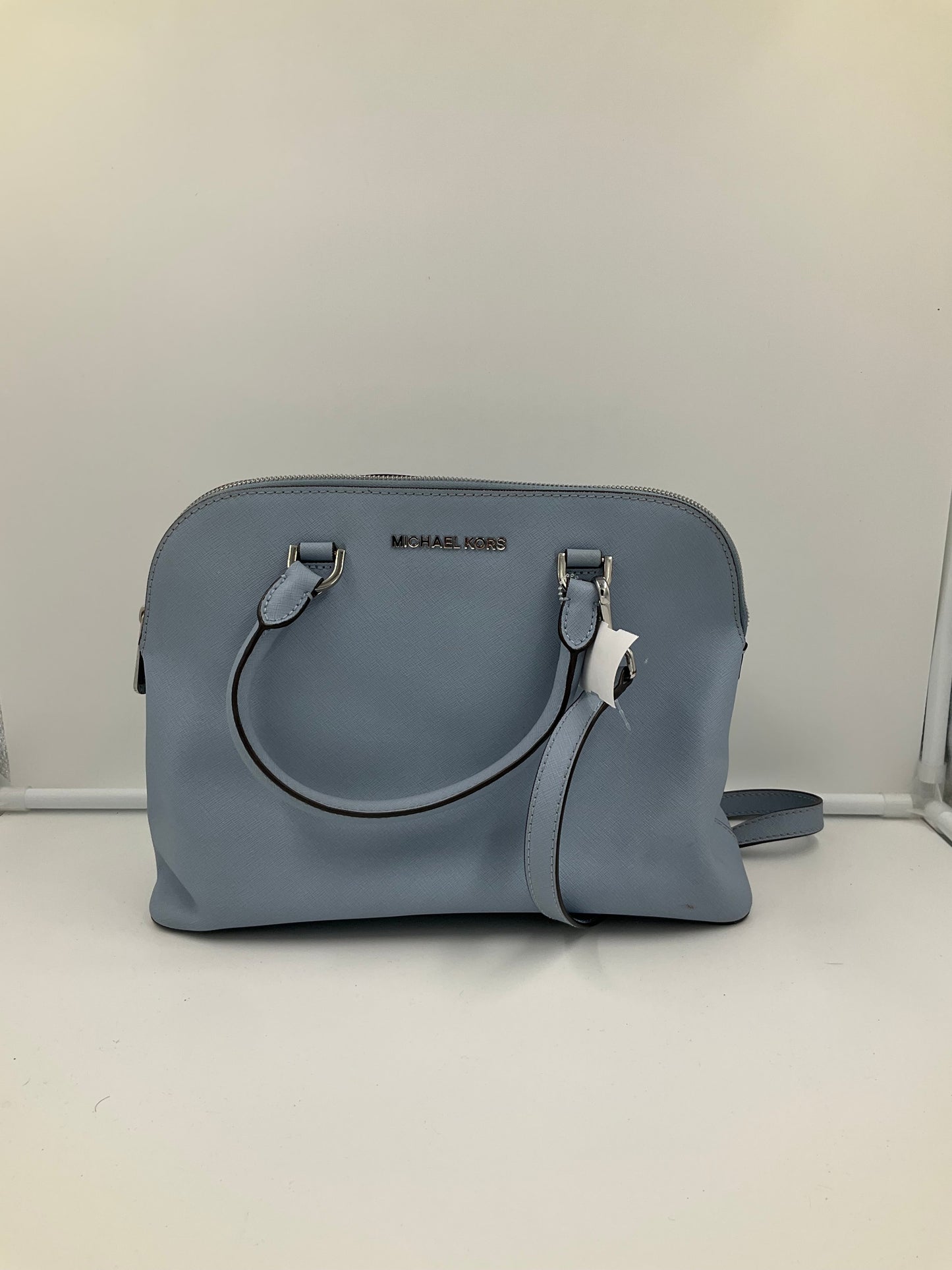 Handbag Designer By Michael Kors In Blue, Size:Medium