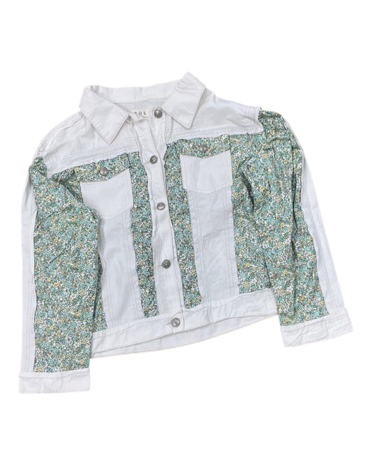 Jacket Other By Pol In Green & White, Size:S