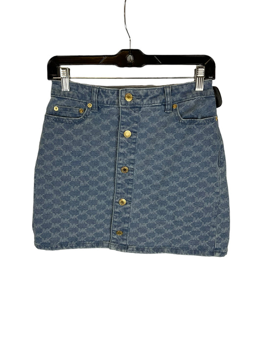 Blue Denim Skirt Designer Michael Kors, Size 0