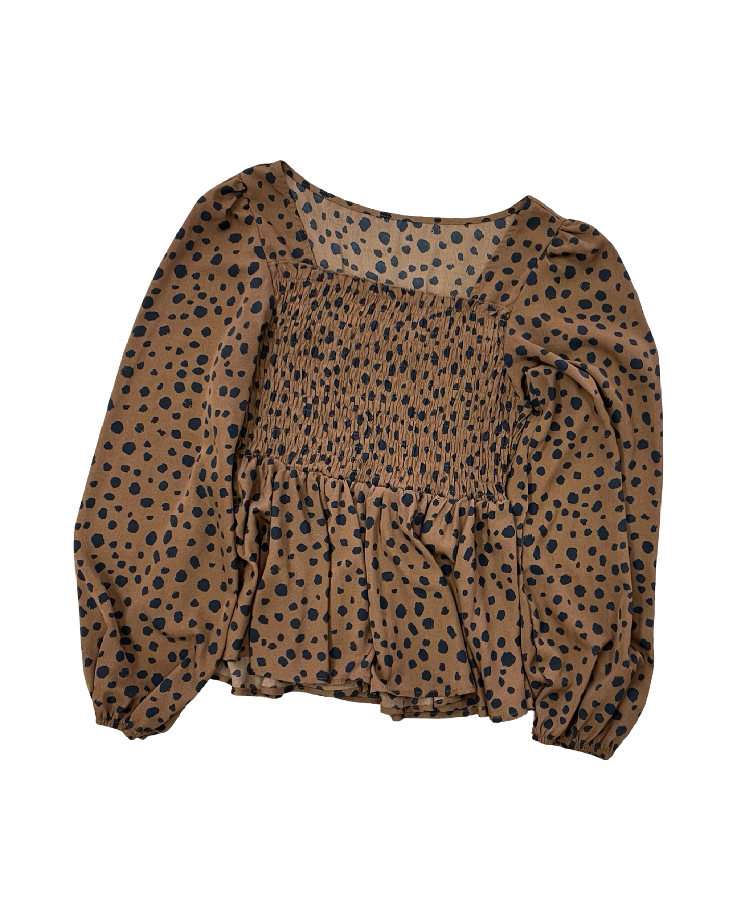 Top Ls By Shein In Brown, Size:M