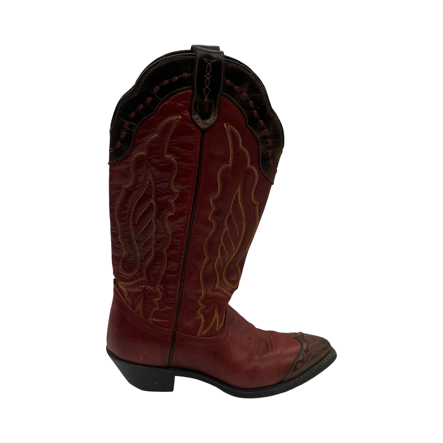 Boots Western By Laredo In Red, Size:6.5