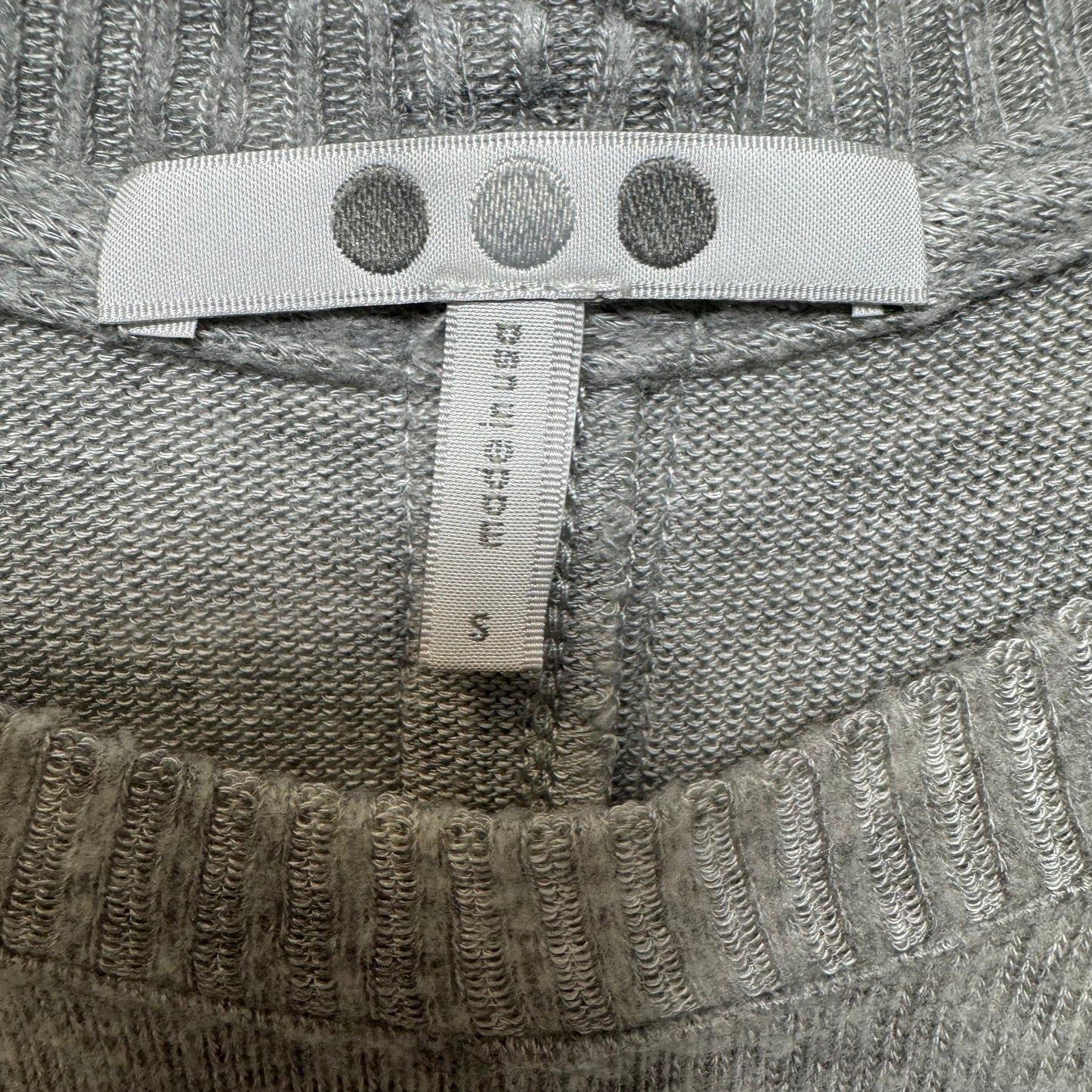 Dress Sweater By Three Dots In Grey, Size: S