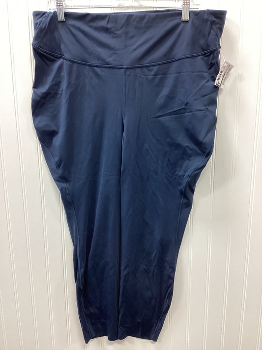 Athletic Leggings By Lululemon In Navy, Size:18