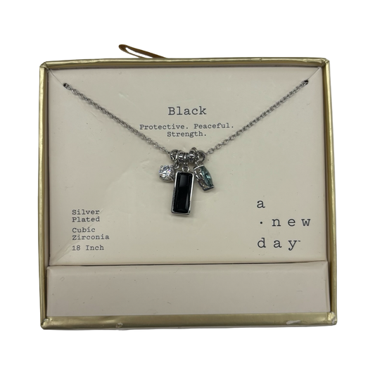 Necklace Other By A New Day In Black & Silver