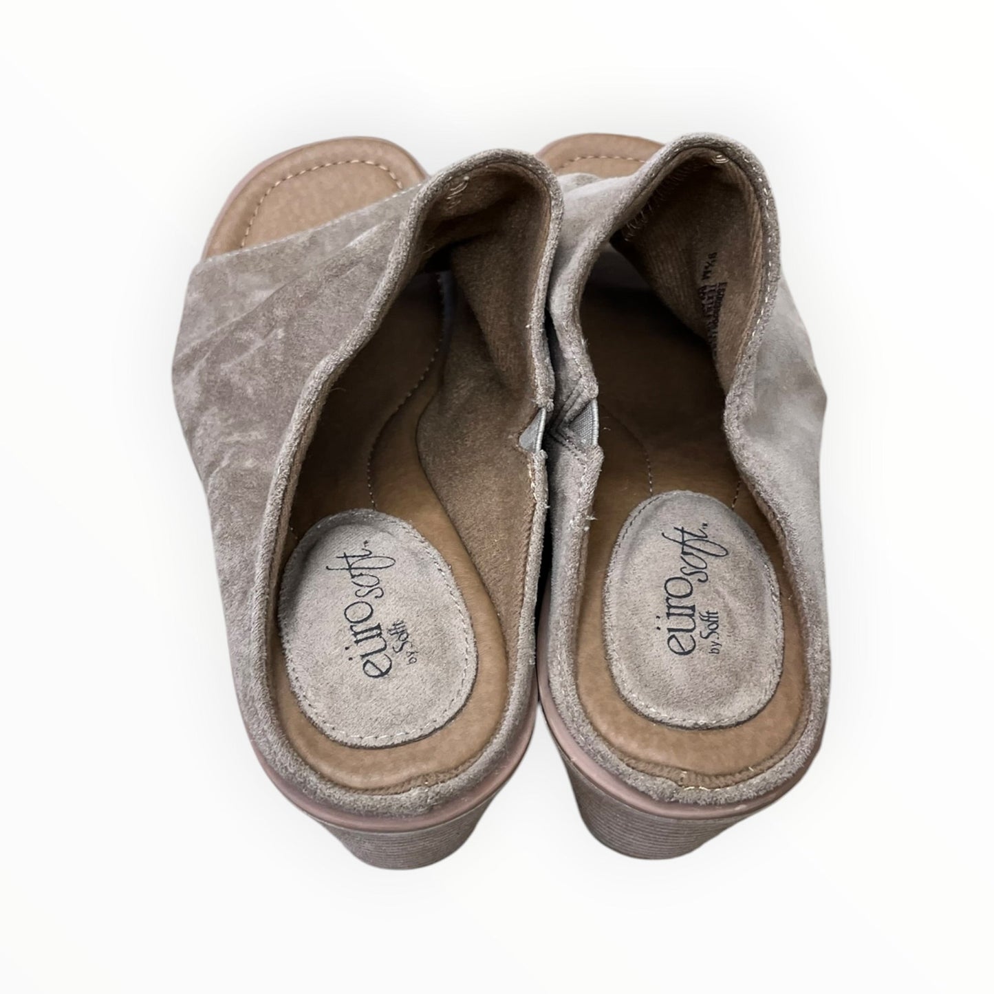 Sandals Heels Platform By Sofft In Tan, Size:9.5