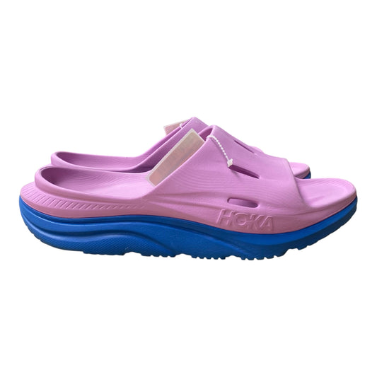 Sandals Flats By Hoka In Purple, Size:10