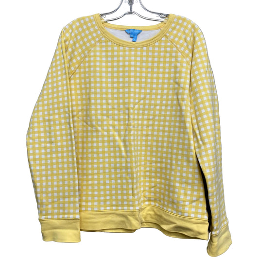Sweatshirt Crewneck By Draper James In Plaid Pattern, Size:Xl