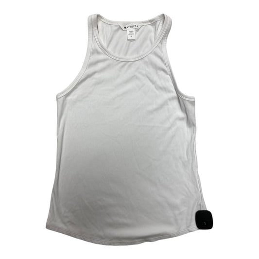 Athletic Tank Top By Athleta In White, Size:M