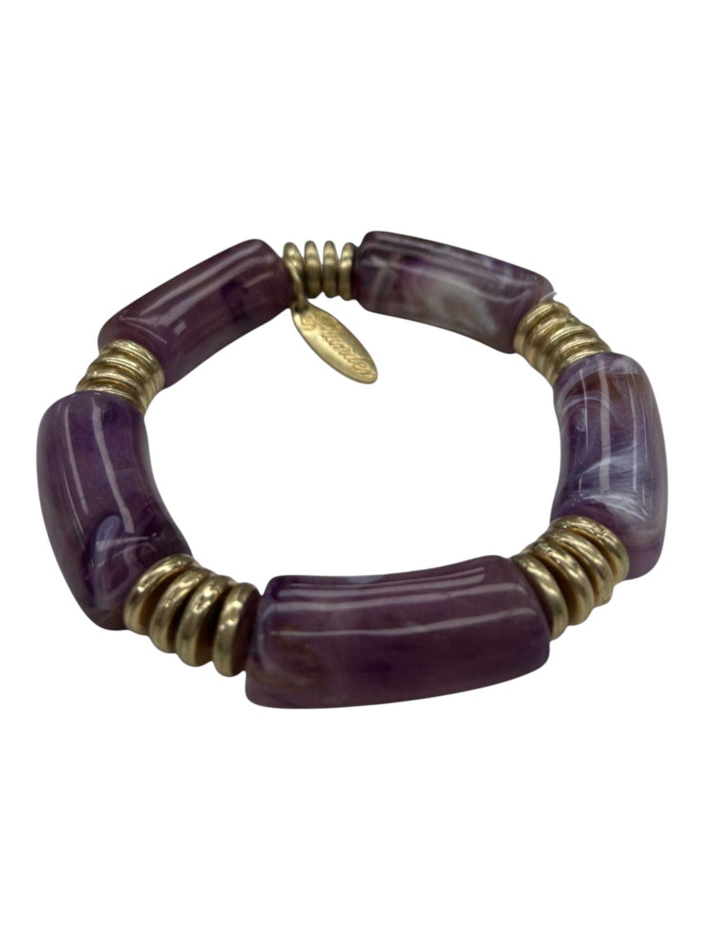 Bracelet Beaded By Clothes Mentor In Purple