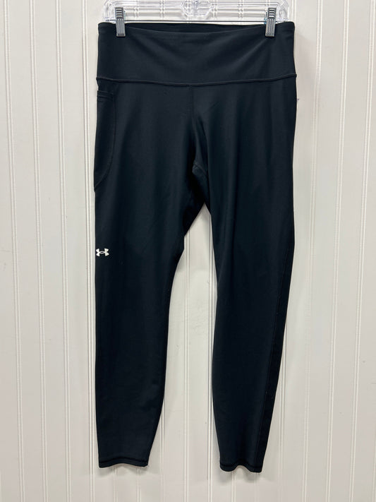 Athletic Leggings By Under Armour In Black, Size:L