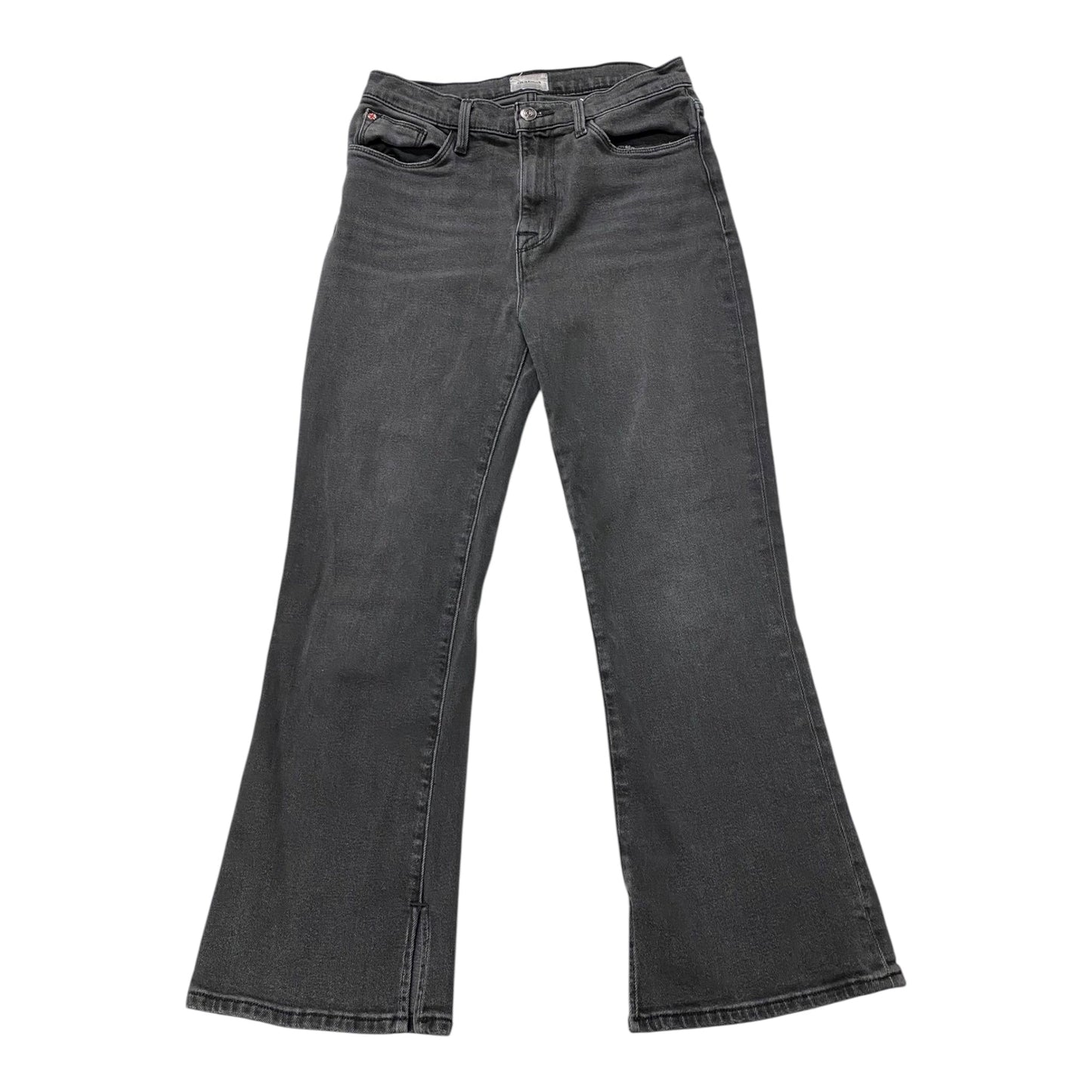 Jeans Cropped By Hudson In Black Denim, Size:4