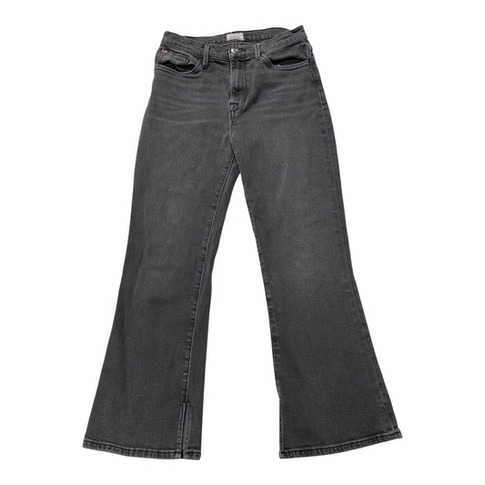 Jeans Cropped By Hudson In Black Denim, Size:4