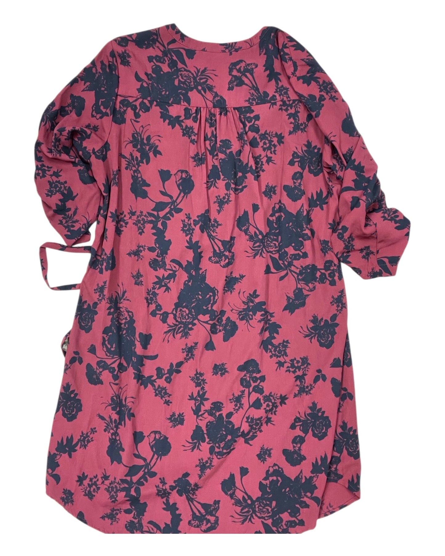 Dress Casual Midi By 41 Hawthorn In Black & Red, Size:Xl