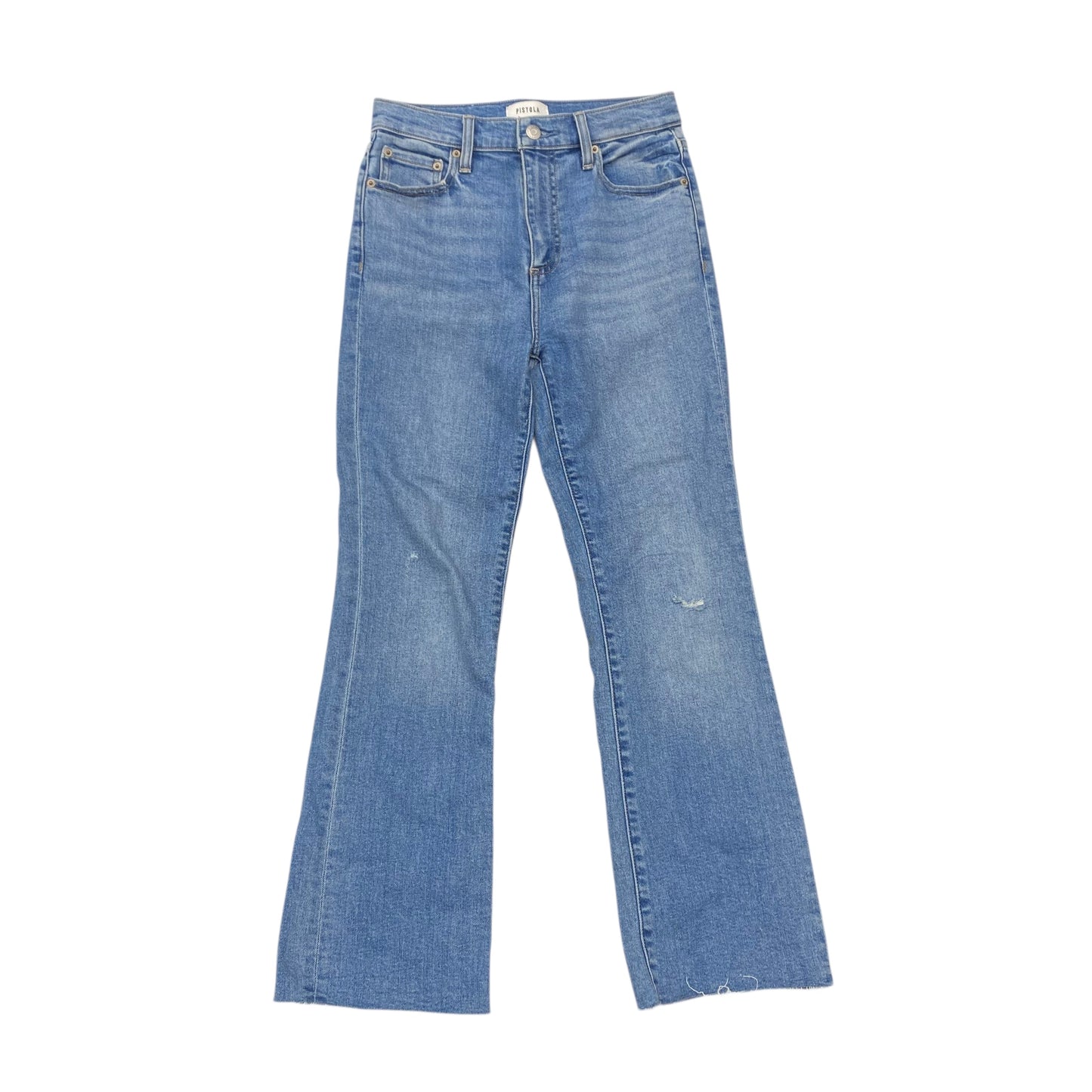 Jeans Boot Cut By Pistola In Blue Denim, Size:0