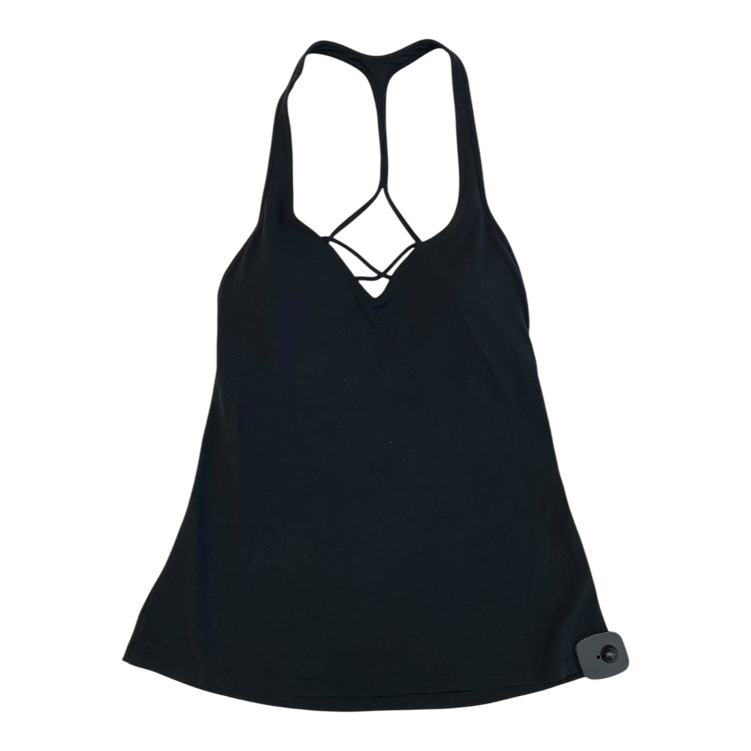 Athletic Tank Top By Lululemon In Black, Size:10