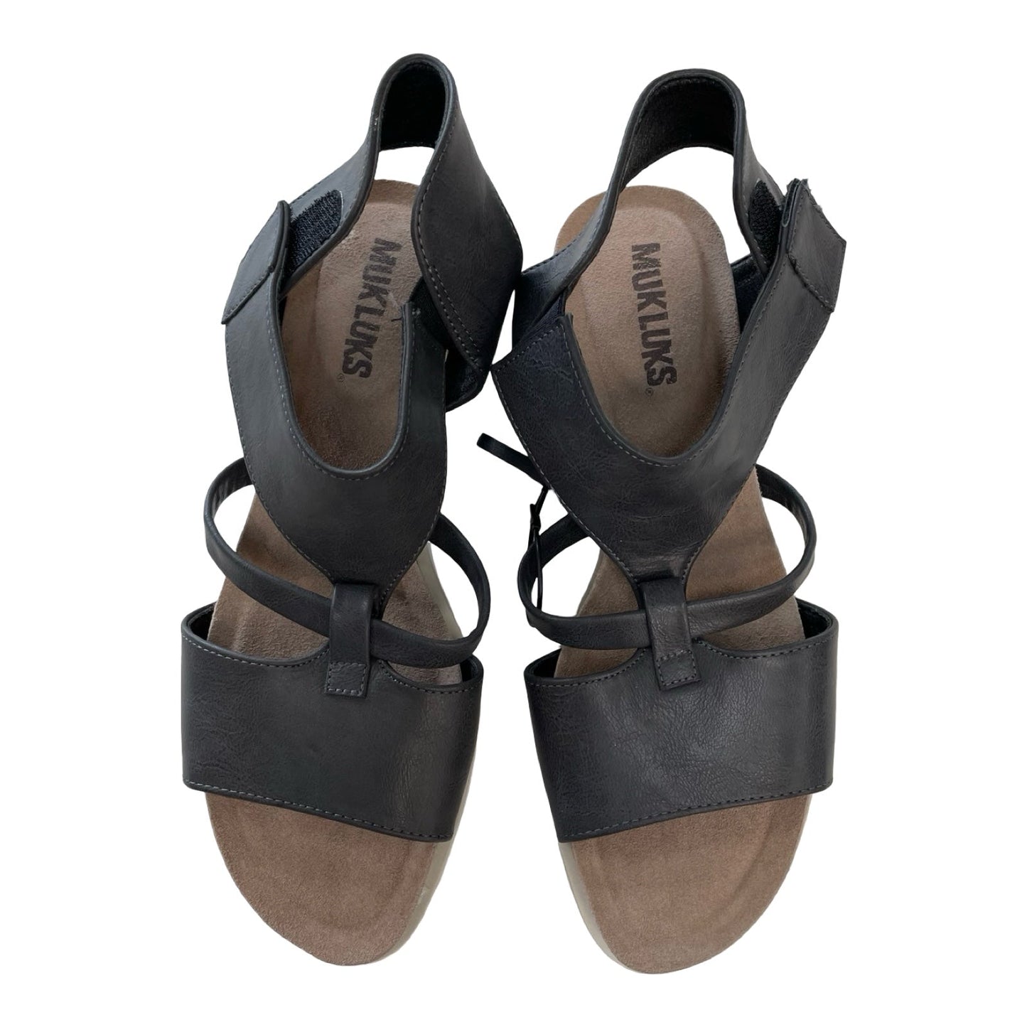Sandals Flats By Muk Luks In Black, Size:10