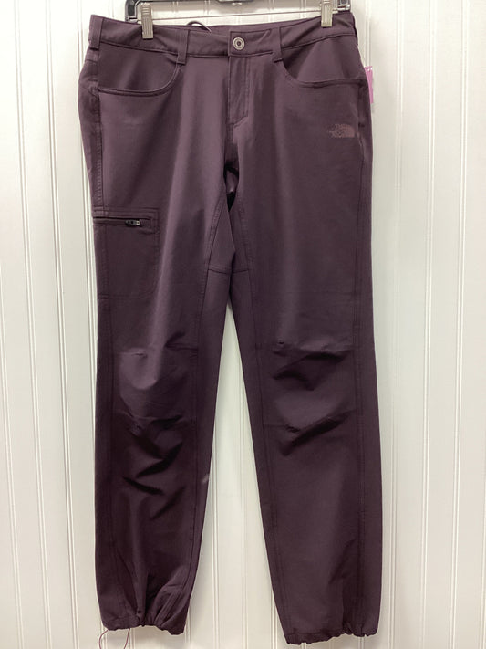 Athletic Pants By The North Face In Purple, Size:8