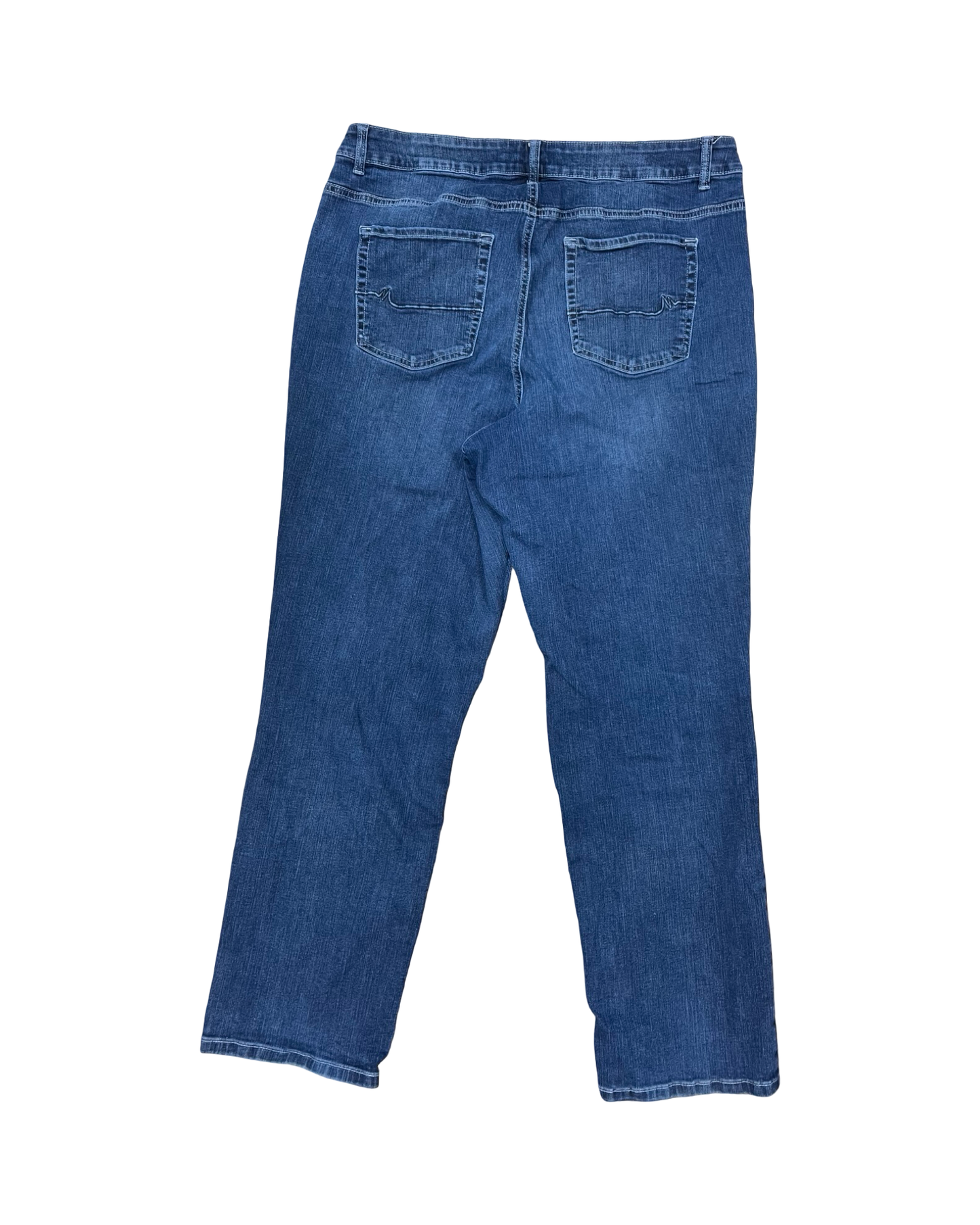 Jeans Straight By Maurices In Blue Denim, Size:22