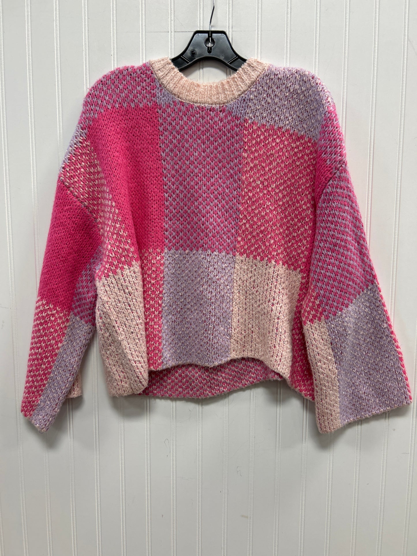 Sweater By Jessica Simpson In Pink & Purple, Size:S