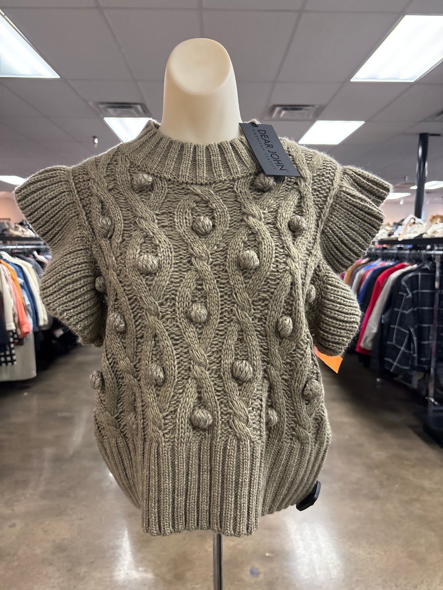 Vest Sweater By Dear John In Green, Size:M