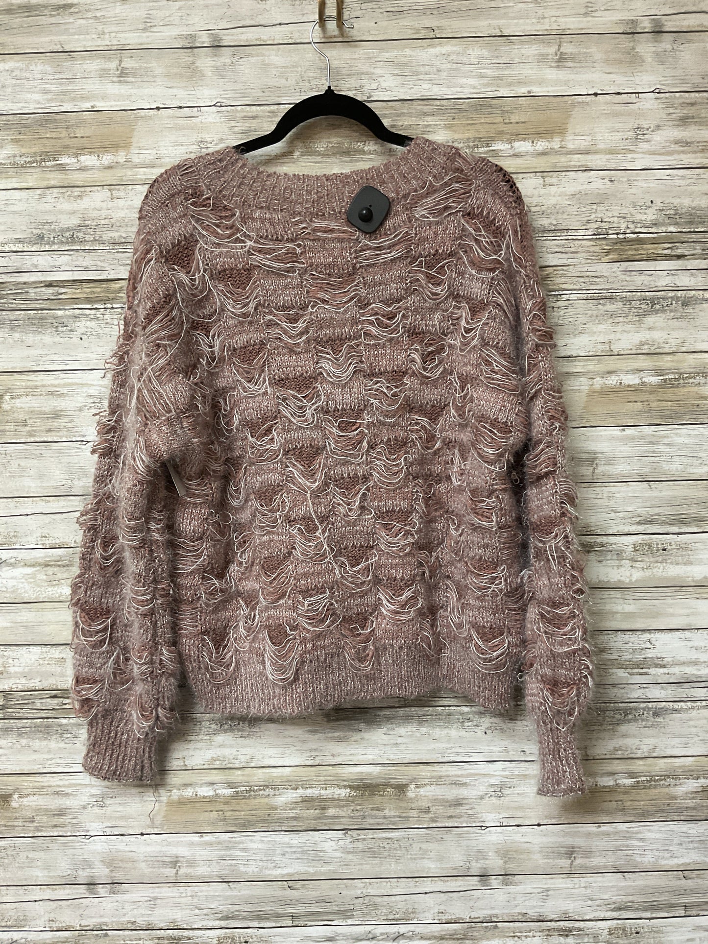 Sweater Cardigan By Cmc In Pink, Size:L