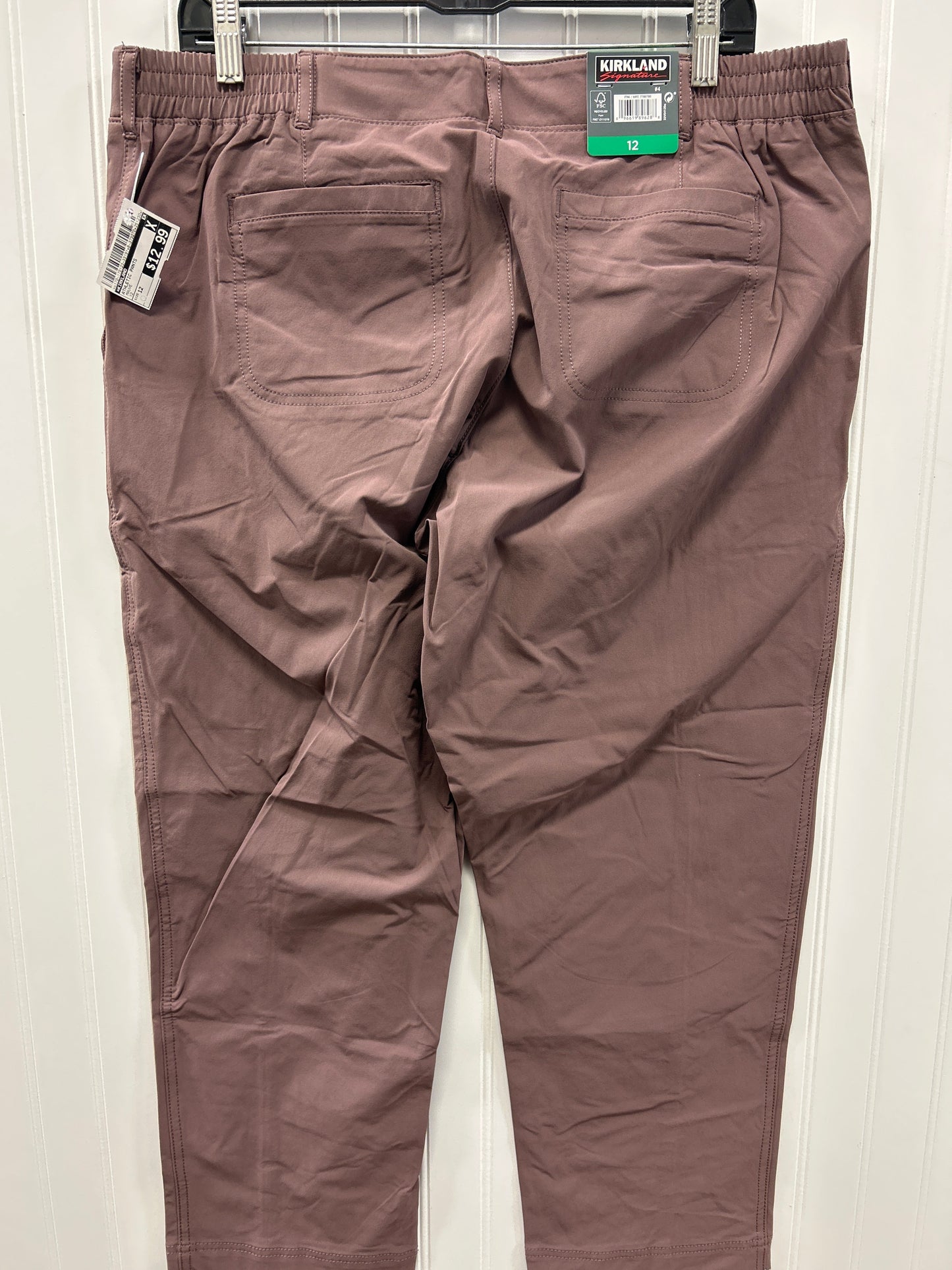 Athletic Pants By Kirkland In Mauve, Size:12