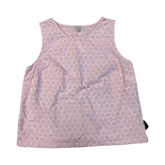 Top Sleeveless By Talbots In Pink, Size:1X