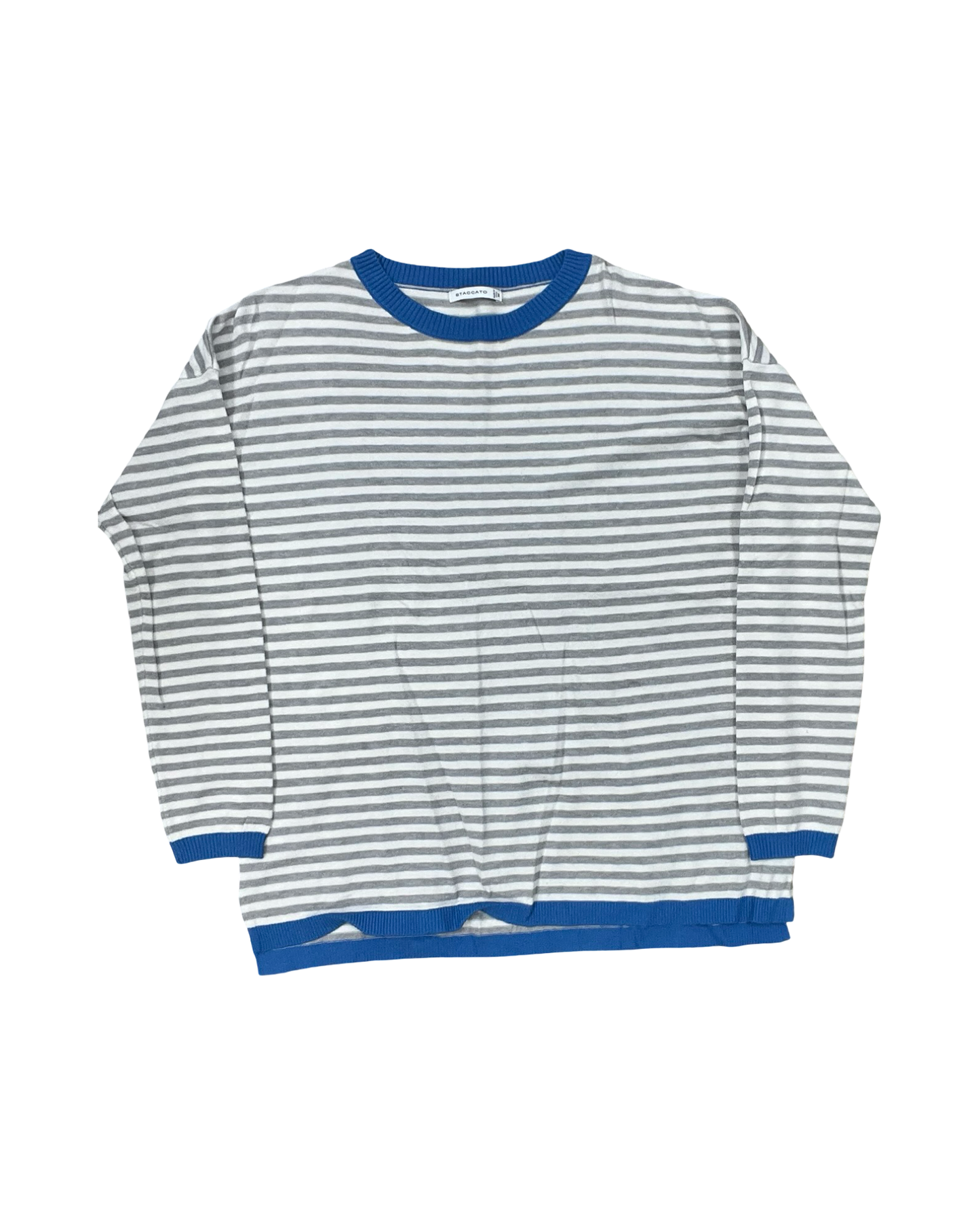 Sweater By Staccato In Cream & Grey, Size:M