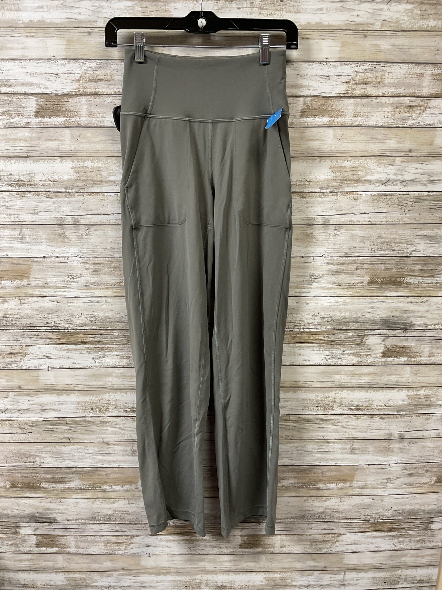 Athletic Pants By Lululemon In Grey, Size:4
